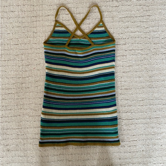 Green striped top - Picture 4 of 6